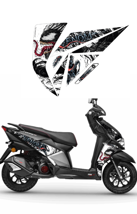 Ntorq Half Body Sticker | Ntorq 125 Half Body Graphics